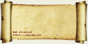 Bojana Peruničić vizit kartica